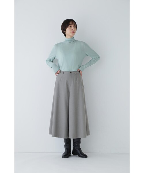 human woman（ヒューマンウーマン） ロング スカート ストレッチツイル