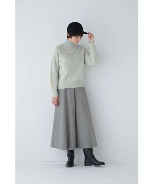 human woman（ヒューマンウーマン） ロング スカート ストレッチツイル