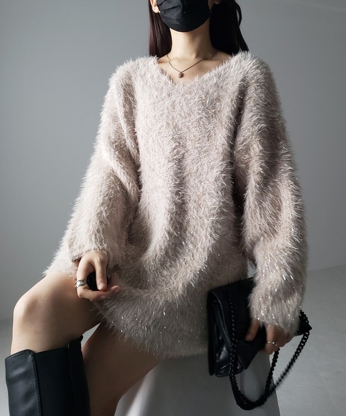 me+em select（ミームセレクト） ニット セーター 「 ワンショルに