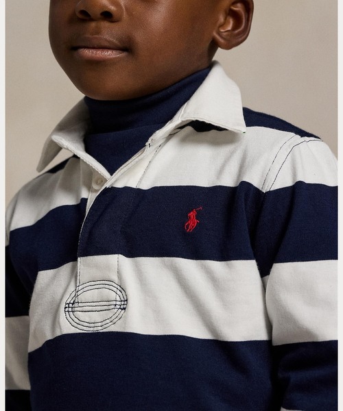 POLO RALPH LAUREN｜旧型アイコニックラグビーシャツ（Nv・L） アイコニック ラグビー シャツ （カットソー）｜POLO RALPH LAUREN