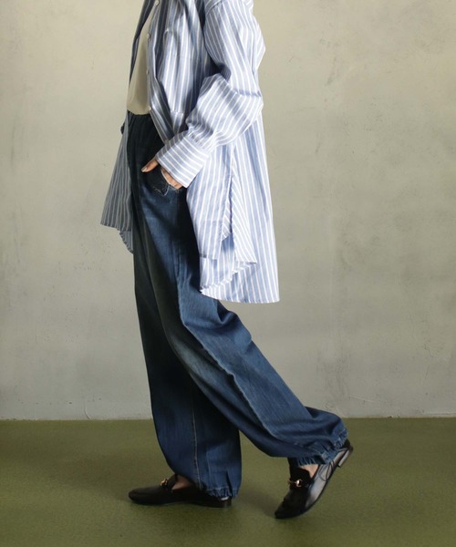 ワイドパンツ ジーンズ デニム デニムパンツ ダンシングデニムパンツ レディース | ブランド登録なし | 08
