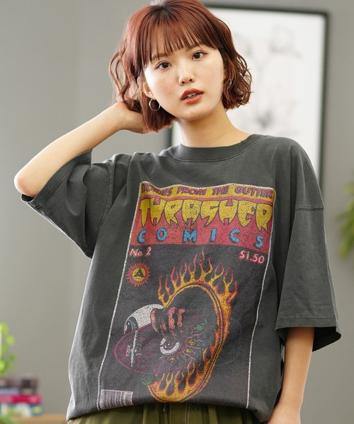THRASHER tシャツ 「ムラサキスポーツ限定」THRASHER