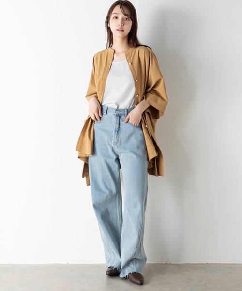 tシャツ 「前後2WAY」上品なシルバーラメが施されたチュール挟み込みシルバーラメタンクトップ レディース | MILLION CARATS | 06