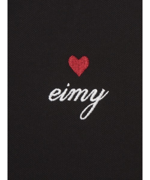 EIMY GOLF tシャツ ハートロゴノースリーブポロ レディース