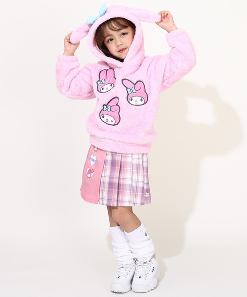 sanrio スカート サンリオ アシンメトリースカート 9573K キッズ