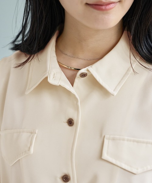 STYLE DELI tシャツ 「LUXE」ノースリドロストシャツワンピース