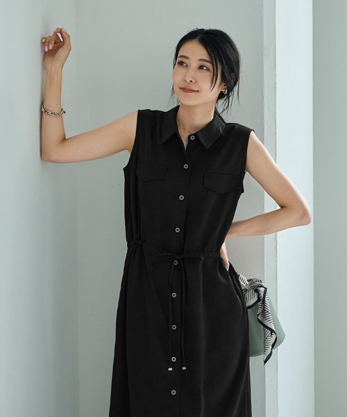 STYLE DELI tシャツ 「LUXE」ノースリドロストシャツワンピース