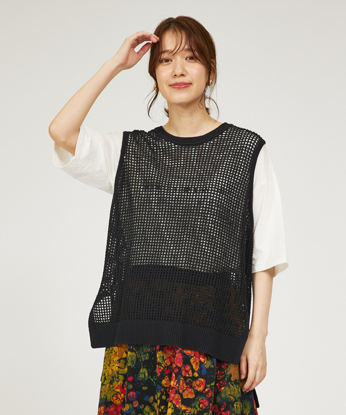 abahouse mavie ニット セーター メッシュサマーニットノー