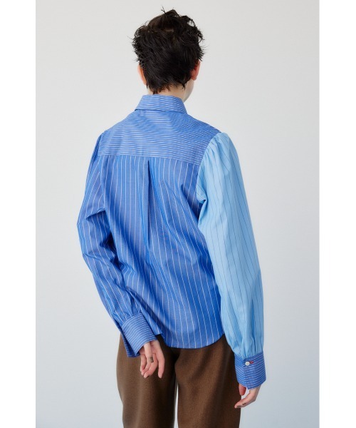 夏の「あかい」ポケットプルオーバー レディース ブラウス 半袖 5分袖