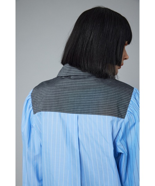 ブラウス シャツ 「EMMEL REFINES」EM ハートシシュウ 5SL ブラウス