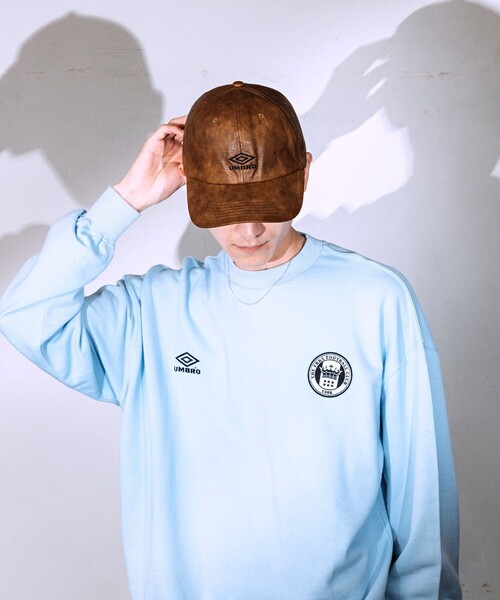 Umbro キャップ umbro キャップ 帽子 UMBRO/アンブロ SP PU LOGO CAP/別注 刺繍