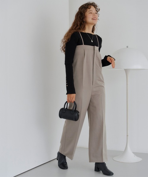 期間限定 SALE‼️MidiUmi サロペット&リバティブラウス ビスチェデザインキャミソールサロペット通販｜レディース