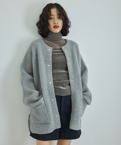 チュールフロッキータートル プルオーバー レディース ANAYI｜チュールフロッキータートル プルオーバー | Rakuten