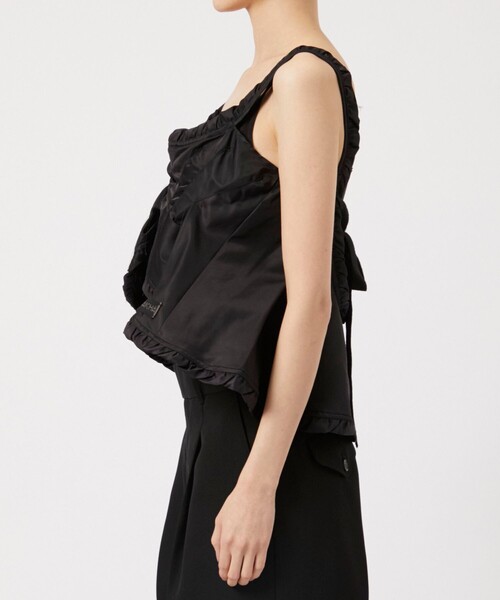 ODAHKA✖️cityshop キャミソール ODAKHA（オダカ） キャミソール 「ODAKHA/オダカ」flared MA-1 bustier