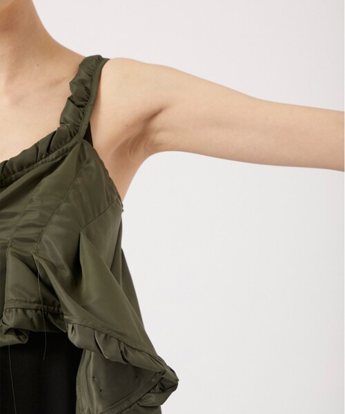 キャミソール 「ODAKHA/オダカ」flared MA-1 bustier/ビスチェ ODAKHA/オダカ】flared MA-1 bustier/ビスチェ（キャミソール