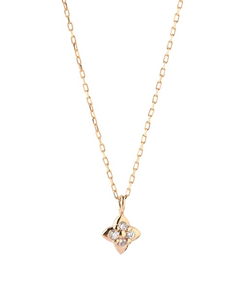 【美品】SIENAROSE ネックレストップ　チャームスター　K10YG ダイヤ 新品siena rose K10YGダイヤモチーフネックレスシエナロゼ
