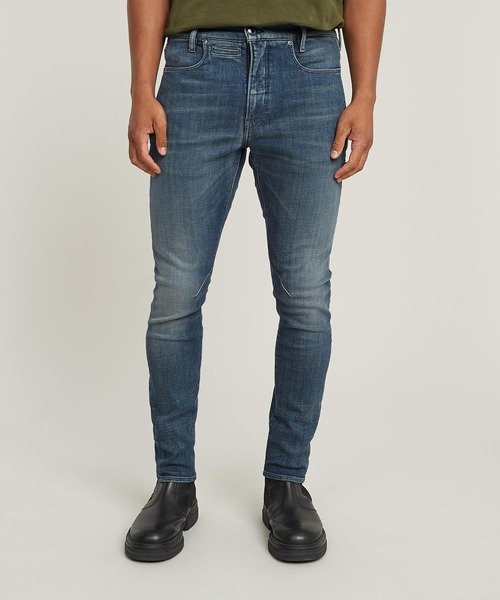 G-STAR RAW ジーンズ D-STAQ 3D SLIM JEANS/ヴィンテージライク立体