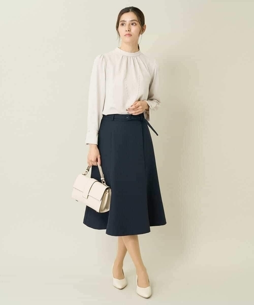 a.v.v（アー・ヴェ・ヴェ） スカートスーツ 「洗える/イージーケア