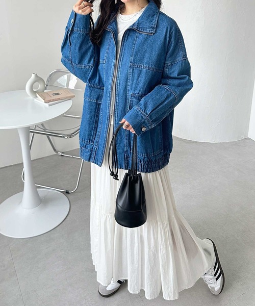 theredthread クラスプバルーンブルゾン アウター トップス 長袖 THEREDTHREAD / ザレッドスレッド】S clasp balloon blouson