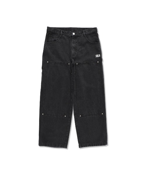 WIND AND SEA（ウィンダンシー） ワイドパンツ ジーンズ STUDDED DENIM
