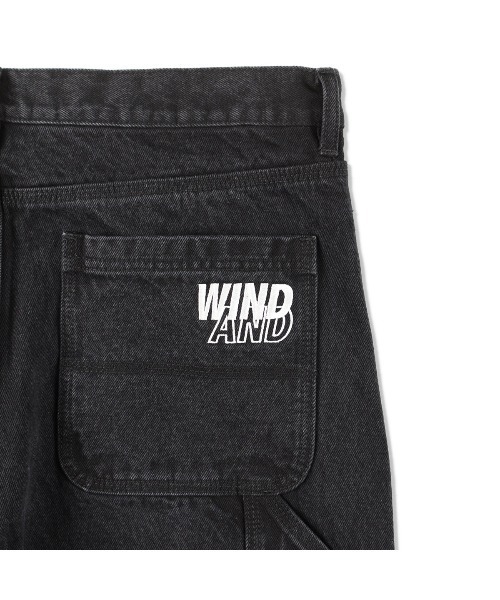 WIND AND SEA（ウィンダンシー） ワイドパンツ ジーンズ STUDDED DENIM