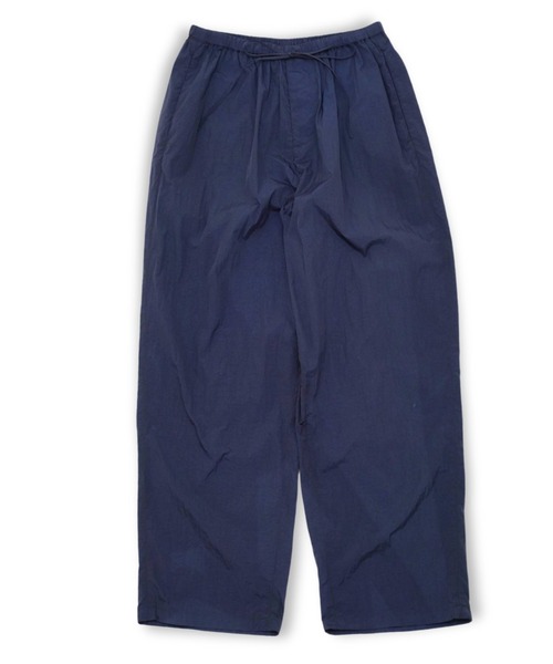 エイトン Hand Dyed Nylon Over Pantsネイビー ATON（エイトン） パンツ HAND DYED NYLON OVER PANTS メンズ
