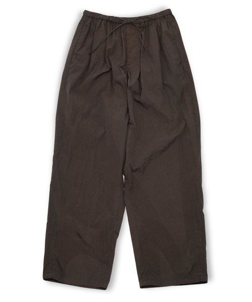 ATON（エイトン） パンツ HAND DYED NYLON OVER PANTS メンズ