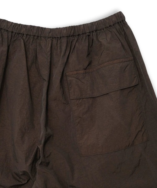 パンツ ATON HAND DYE NYLON OVER SHORTS size 6 HAND DYE NYLON