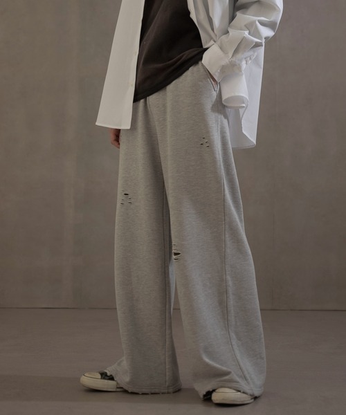 グレー　スウェットパンツ　バギー　Hype 楽天市場】【セール】 WASH FACTORY メンズ レディース バギー