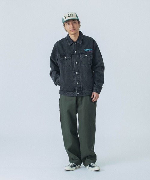 XLARGE Dickies ワークパンツ ブラック Dickies パンツ XLARGE×DICKIES WORK PANTS メンズ レディース