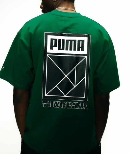 PUMA×TANGRAM コラボTシャツ Mサイズ PUMA（プーマ） tシャツ メンズ PUMA x TANGRAM 半袖 Tシャツ メンズ