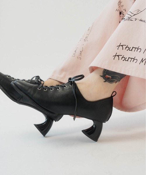 ポインテッドトゥシューズ　/ knuth Marf Knuth Marf パンプス lace up pointed toe pumps : ZOZOTOWN