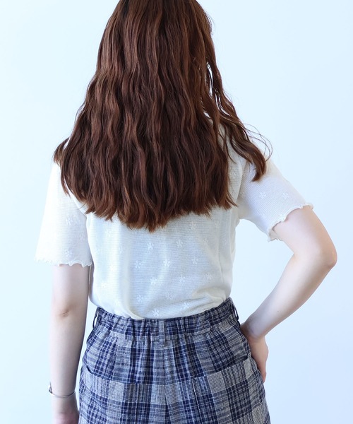 ビュルデサボン△hanahana mini ジャガード　ハイネックプルオーバー bulle de savon（ビュルデサボン）の「hanahana mini ジャガード