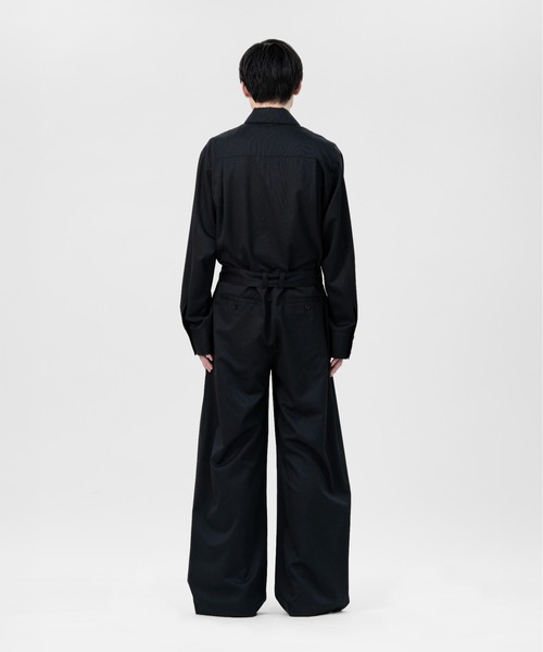 オールインワン BELTED ZIP UP JUMPSUIT メンズの画像