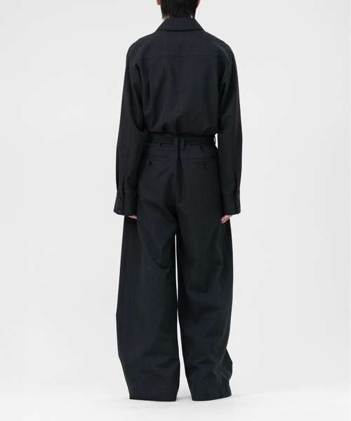 LAPIIS オールインワン BELTED ZIP UP JUMPSUIT メンズ : ZOZOTOWN