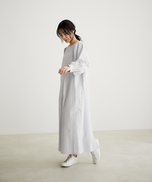 「SALON adam et rope'」 コンビワンピース FREE ホワイト レディース_画像8