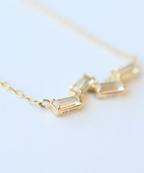 sowi ネックレス K10 Flowing ネックレス レディース : ZOZOTOWN Yahoo