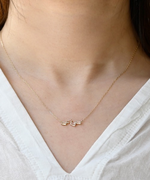 sowi ネックレス K10 Flowing ネックレス レディース : ZOZOTOWN Yahoo