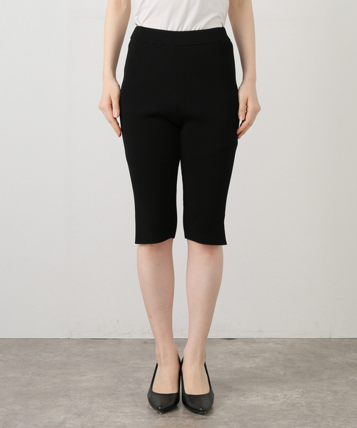 R’IAM リブハーフパンツ plage パンツ R'IAM リブハーフパンツ レディース : ZOZOTOWN