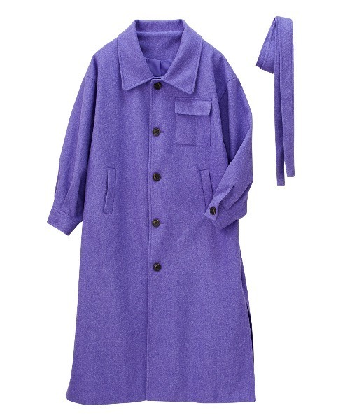 「GeeRA」 ステンカラーコート MEDIUM ベージュ レディース_画像4