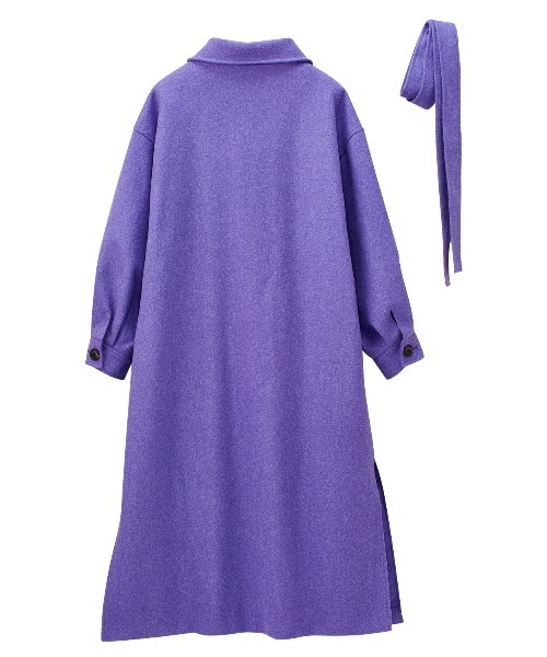 「GeeRA」 ステンカラーコート MEDIUM ベージュ レディース_画像5