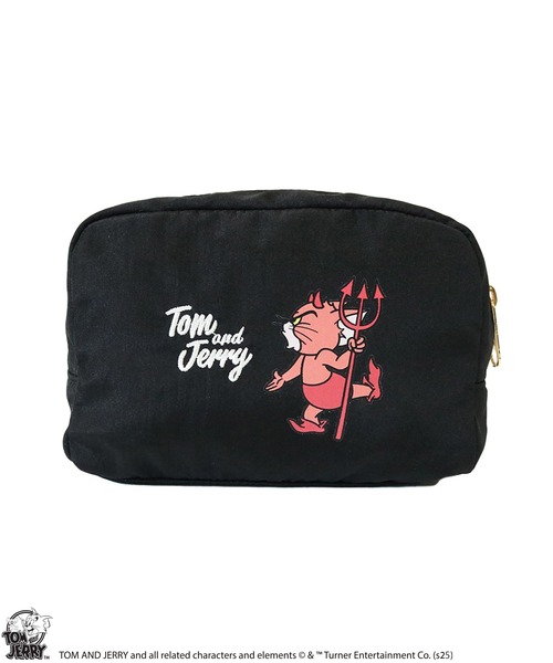 ポーチ 「公式」TOM and JERRY 天使と悪魔リバーシブルポーチ
