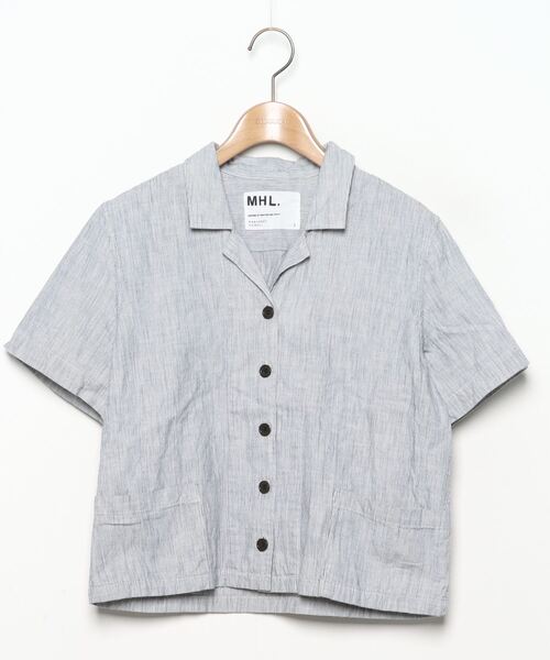 「MHL.」 半袖シャツ 1 ブルー レディース