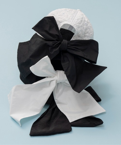 MAISON SPECIAL キャップ 帽子 Back Ribbon Cap/バックリボン