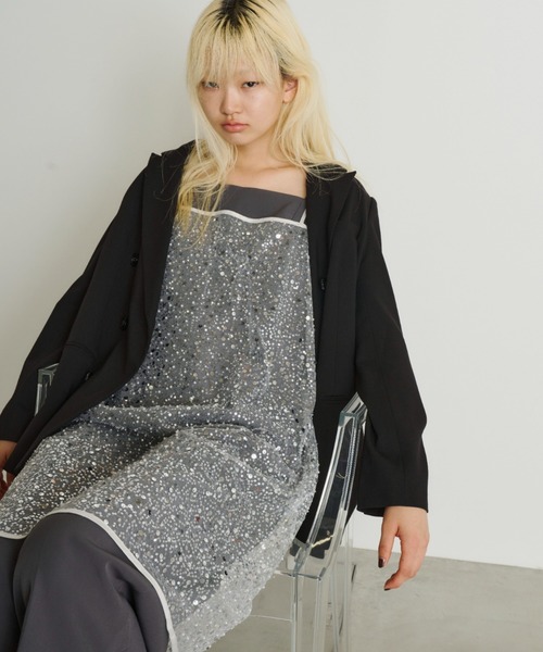 ANDRESD ドレス kirakira spangle dress キラキラスパンコール