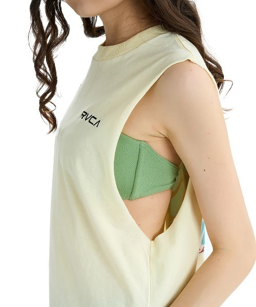 RVCA（ルーカ） タンクトップ ノースリーブ レディース : ZOZOTOWN