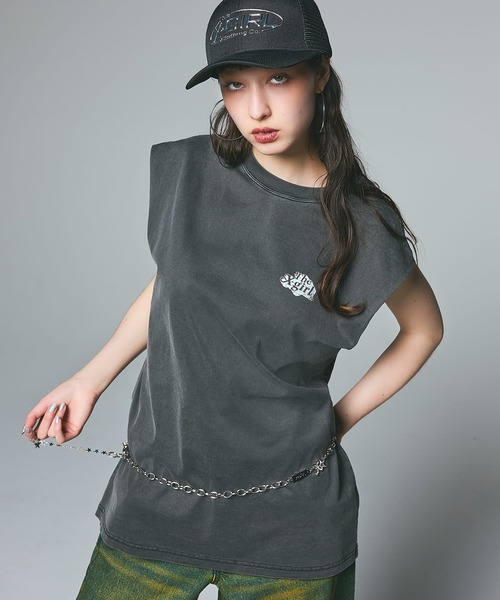 タンクトップ ノースリーブ FADED SLEEVELESS TEE レディース