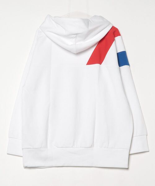 「le coq sportif」 ワンポイントプルオーバーパーカー L ホワイト レディース_画像2