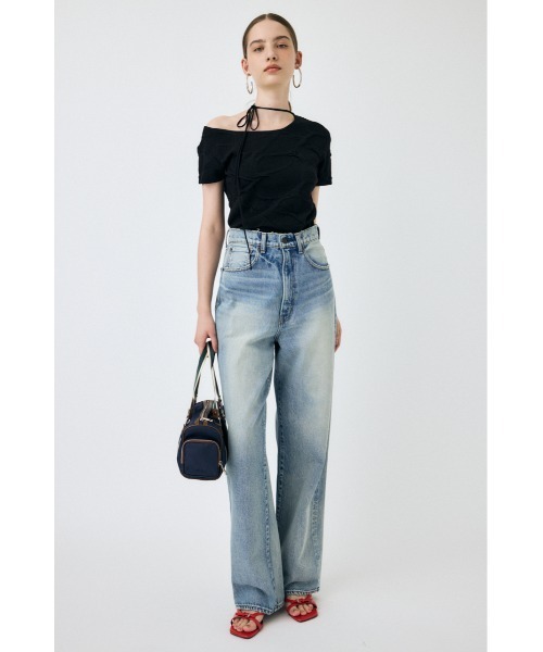 【新品】 マウジー NECK STRAP ジャガード TEE トップス ブラウス MOUSSY | NECK STRAP ジャガード TEE (ニット ) |SHEL'TTER WEBSTORE