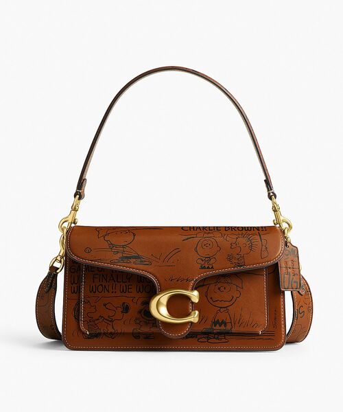 PEANUTS ショルダーバッグ バッグ 「COACH X PEANUTS」タビー